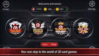 Download Gamentio -  Poker, Teenpatti, Rummy, Blackjack App on your Windows XP/7/8/10 and MAC PC